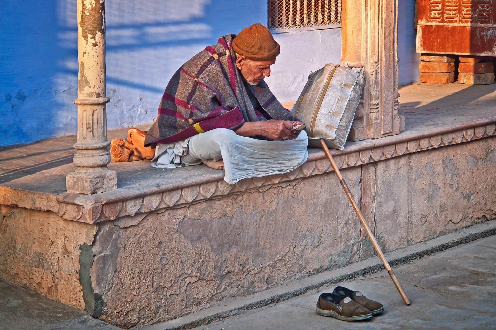 インドの老人